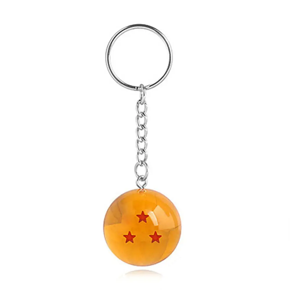 Anime ejderha topu yedi yıldız yedi tarzı anahtarlık kolye animasyon periferik aksesuarları reçine hediye