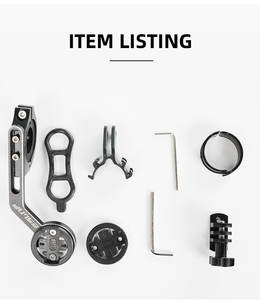 Soporte de aleación de aluminio de alta calidad para ordenador de <span class=keywords><strong>bicicleta</strong></span>, cronómetro para <span class=keywords><strong>Garmin</strong></span> Bryton - Product Image 4