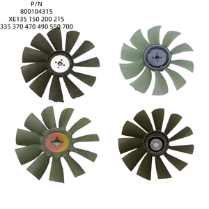Aspas de Ventilador para Excavadoras XCMG XE135 150 200 215 335 370 490 550 700, Números de Pieza 800104315 801905480 805004702 803172657 - Product Image 1