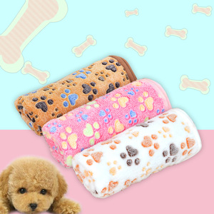 Recién llegado, manta para mascotas, durante todo el año, cálida Piel <span class=keywords><strong>de</strong></span> Coral, huellas <span class=keywords><strong>de</strong></span> perro, colchón <span class=keywords><strong>de</strong></span> cama suave, manta <span class=keywords><strong>de</strong></span> felpa para perro <span class=keywords><strong>gato</strong></span> - Product Image 3