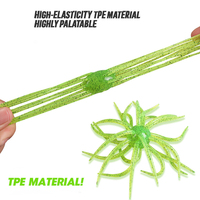 Appât en forme d'ormeau de mer 13cm 18g, appât souple Luya en TPE, imitation d'ormeau de mer, appât souple en forme d'insecte flottant pour la pêche