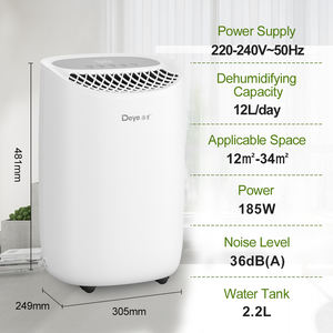 Deye DYD-B12A 12L <span class=keywords><strong>meilleur</strong></span> fournisseur de déshumidificateur domestique déshumidificateur silencieux et purificateur d'air <span class=keywords><strong>pour</strong></span> salle de bain - Product Image 2