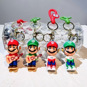 Dessin animé 3d Pvc Anime Super Marios Bros <span class=keywords><strong>porte</strong></span>-clés champignon Luigi Yoshi <span class=keywords><strong>porte</strong></span>-clés <span class=keywords><strong>porte</strong></span>-clés cadeau promotionnel <span class=keywords><strong>porte</strong></span>-clés personnalisé en caoutchouc - Product Image 5