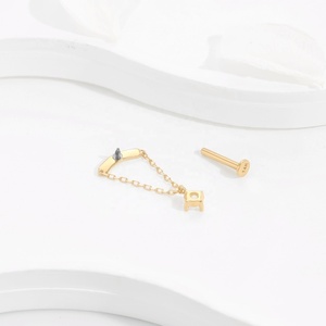 โซ่เจาะชั้น14K ร้อยเกลียวเครื่องประดับทอง14K ขายส่งของแข็ง - Product Image 2