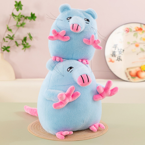 Un juguete <span class=keywords><strong>de</strong></span> peluche <span class=keywords><strong>de</strong></span> un pequeño ratón, un lindo juguete <span class=keywords><strong>de</strong></span> peluche <span class=keywords><strong>de</strong></span> ratón <span class=keywords><strong>de</strong></span> torre <span class=keywords><strong>de</strong></span> pizza, un regalo para el hogar adecuado tanto para niños como para niñas - Product Image 3