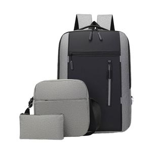 2026 Trending 3-Pcs Set Sports Oxford Custom Student Backpack Waterproof School & Travel Bag with Polyester Lining for Men Women - Product Image 2