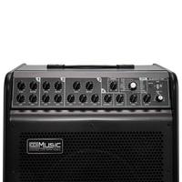 Amplificateur de Puissance PA Haute Performance 400W avec Enceintes 4 Canaux pour Système Audio Bluetooth de Fête en Acier Inoxydable