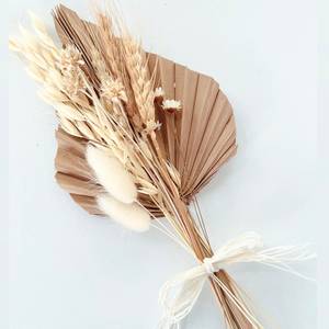 Caja de regalo de hoja de <span class=keywords><strong>palma</strong></span>, flores y plantas preservadas, ramo de hojas secas, oferta de fábrica, precio atractivo - Product Image 5