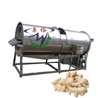 Industriële aardappel schil- en reinigingsmachine, trommeltype fruit- en groenteschrobmachine