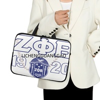 Sac ZPB Zeta Phi Beta Sorority, sac d'ordinateur portable multi-tailles, fournitures de bureau, thème professionnel, vente en gros personnalisée