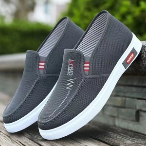 Zapatos de Lona para <span class=keywords><strong>Hombre</strong></span> 2025, Antideslizantes, Resistentes al Desgaste, Ligeros, Transpirables, Cómodos, Suaves, para Trabajar, Sin Cordones, Casuales - Product Image 1