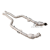 Tuyau d'échappement isolé SS304 pour Mercedes-Benz AMG W218 CLS63 5.5L M157 2013-2017, tuyaux d'échappement haute performance pour améliorer la puissance