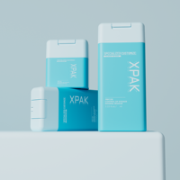 Bouteilles en plastique HDPE carrées de luxe personnalisées de 150/250/370ml pour l'utilisation de presse d'emballage de lotion corporelle douche shampooing