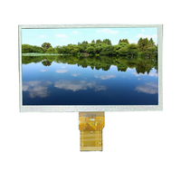 Écran LCD lisible à la lumière du soleil de 7 pouces 1024x600 AG affichage industriel d'interface TTL anti-éblouissement