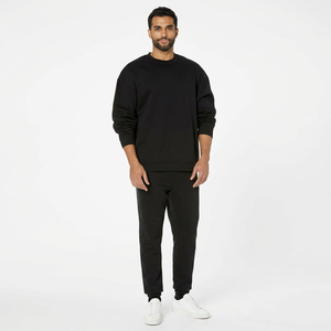 Sudadera con Capucha para Hombre, Color Sólido, Teñido Liso, Transpirable, Corte Regular, 100% Algodón, para Invierno, Gimnasio, Fitness, Ejercicio, Trotar - Product Image 1