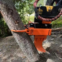 Attache rapide rotative à 360 degrés GJEM avec grappin, coupleur hydraulique rapide pour excavatrice
