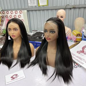 Cabello Humano Virgen Vietnamita al por Mayor, Liso, Teñido de Negro, Extensiones de Alta Calidad, Pelucas para Mujeres Negras - Product Image 4