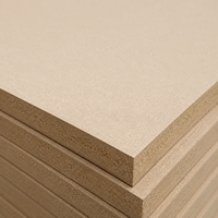 Holzfaser MDF E1 Geschliffene Moderne Walnuss 4x8 Wanddekorationsplatte Möbel Innenraum Akzentwand Brett