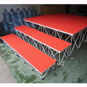 Plateforme de scène d'éclairage portable professionnelle légère en alliage d'aluminium, montage et démontage faciles - Product Image 2