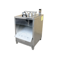 Half-Automatische Roestvrijstalen Snijmachine Voor Fruitgroenten Voor Mango-Aardappelchips Product Groentefruitmachines