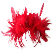 Bando Hias Bulu Ramah Lingkungan Steril untuk Wanita, Hiasan Kepala Pengantin, Pesta Koktail, Pesta Teh, Topi Gaun, Derby, Gatsby, Aksesoris Rambut