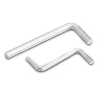 2mm 2.5mm 4mm 5mm 3mm 316 Clé hexagonale en acier inoxydable Clé Allen à tête plate sans tête pour vis de réglage