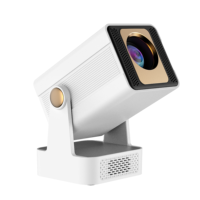 Proyector LED LCD Inteligente Android, Resolución Nativa 720P, 200 ANSI Lúmenes, Corrección Trapezoidal Automática, Decodificación 4K, Sonido HIFI, Cine en Casa Portátil