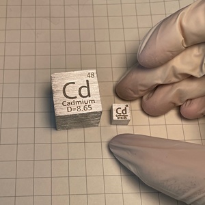 Cubo di cadmio di alta qualità Cd 99.99% cubi di cadmio in metallo 10x10x10mm per la raccolta di elementi fai da te - Product Image 6