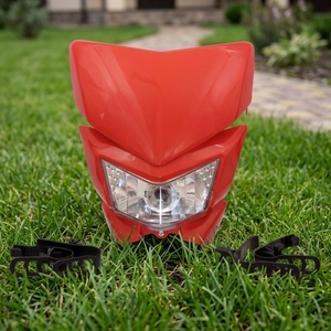 Phare de moto halogène HL105 pour motos tout-terrain KLX250 450, <span class=keywords><strong>masque</strong></span> avant de moto pour KLX450 - Product Image 1