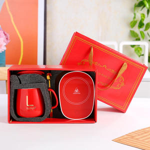 Redeco Hot Selling <strong>Cute</strong> 55 Degrees Temperature Control Smart <strong>Mug</strong> Electric Heating Cup Ceramic <strong>Mug</strong> With Warmer - Product Image 1