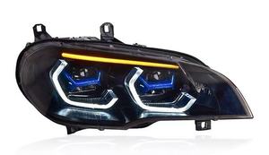 LED koplamp upgrade voor BMW X5 E70 2007-2013, nieuwe laserprojectorlens, voorlicht, dubbele DRL knipperlichten - Product Image 6