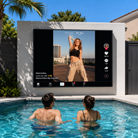 Pantalla LED para Piscina Fija de Exterior DDW, Pantalla IP65 4K HDR10+ DCI-P3 95% de Alto Brillo para Piscinas en Patios Traseros