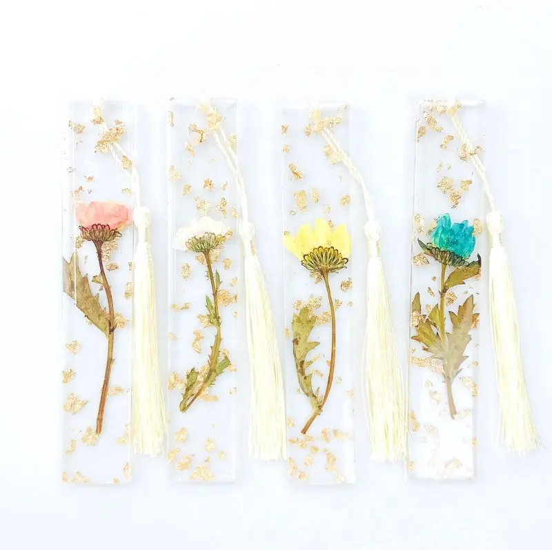 Plant Observation Room Series press really Dried Flower Transparent Bookmarks Hand Account reading books holder gift promotional