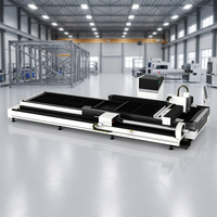 Machine de découpe laser à fibre de type portique pour tôles et tubes, refroidissement par eau, contrôle Cypcut, épaisseur 1-20 mm, vitesse 60 m/min