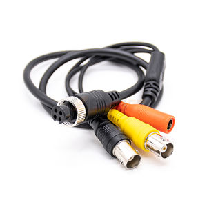 Cable adaptador divisor de alimentación CC GX12 de 4 pines de aviación a BNC macho SMB hembra para cámaras de seguridad CCTV 12V - Product Image 4