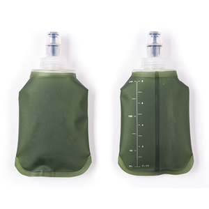 Groothandel 200Ml Leger Groene Zachte Kolf Draagbare Outdoor Opvouwbare Tpu Sport Waterfles Met Custom Logo - Product Image 5