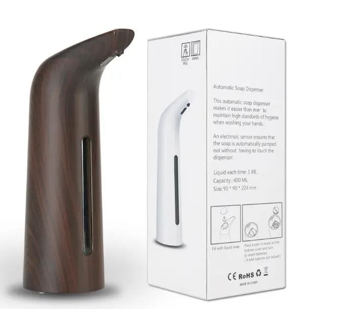 Newest Style Wooden Automatic Soap Dispenser Touchless Liquid Soap Dispenser Hands-Free Infrared Sensor