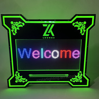 Letrero LED Programable con Logotipo Personalizado, Pantalla Desplazable con Control Wifi, Letrero Publicitario para Bares, Salones y Fiestas