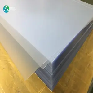 300 Micron Stijve Plastic Frosted Clear Pvc Roll Voor Afdrukken
