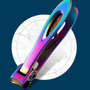 Coupe-ongles Ring Lock en acier inoxydable, portable, lavable, durable, pour ongles de pieds et de mains, avec logo personnalisé, outil de beauté, vente en gros - Product Image 5