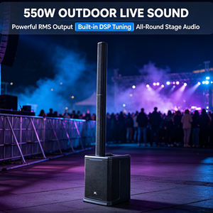 Sistema de Altavoces de Columna Activos MUSES-ONE-PRO, 450+100W RMS, con DSP, Woofer de 12 Pulgadas, para Iglesias, Conferencias, Eventos <span class=keywords><strong>en</strong></span> Vivo y Escenarios - Product Image 6