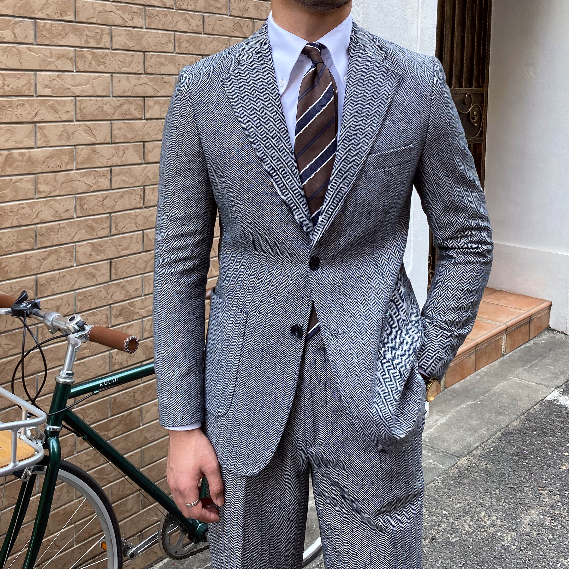 Pantalon de costume gris