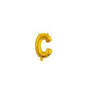Decoración de Fiesta de Cumpleaños al por Mayor de Fábrica, Globo de Letra del Alfabeto Iridiscente Dorado de 16 Pulgadas, Navidad - Product Image 4