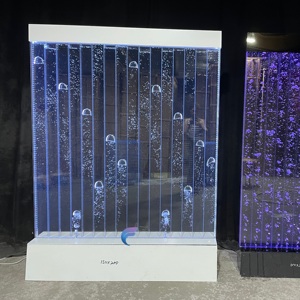 Mur d'eau à bulles avec éclairage LED, cadeaux de Noël, décoration de chambre, écrans et cloisons de séparation - Product Image 4