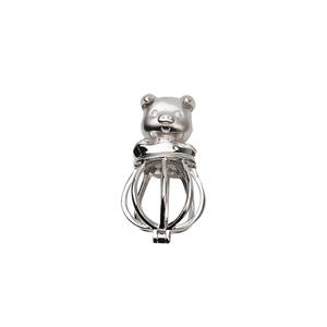 Pendentif en argent S925 représentant un cochon du zodiaque pour femmes, accessoire de mode DIY, perles lâches de 8 à 10 mm, sans trou, cage à perles vide, modèle 827 - Product Image 5