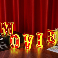 LED-Dekorationslichter, 26 Buchstabenlichter, (0-9) Zahlenlichter, Lichter für Hochzeiten, Geburtstage, Partys und Festliche Dekorationen