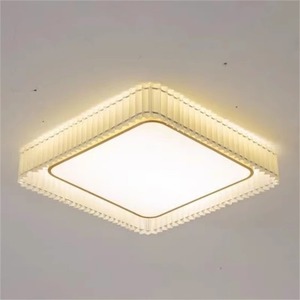 Nordic Modern Iron <b>Ceiling</b> <b>Light</b> for Bedroom Study Room Living Room Warm Romantic Art Design Pleated Shade Minimalist Style - Product Image 4