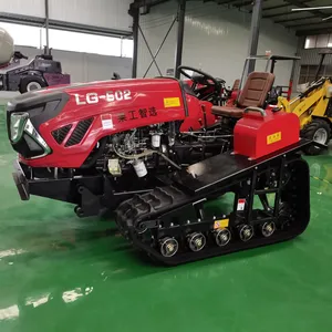 Küçük tarım tahıl paletli traktör combo kazıcı sıcak satış 70hp motor