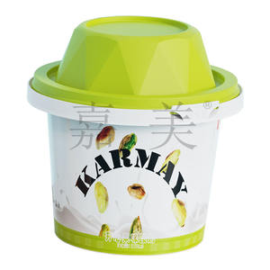 Disposable pp Injection 170ml 220ml 250ml Plastic Cup Ice Cream Cups with Lids for Food Pudding Yogurt <b>Oats</b> - Product Image 3