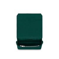 Logo personnalisé tendance pour hommes Petit portefeuille carré Sac de messager Mini sac à bandoulière en cuir véritable